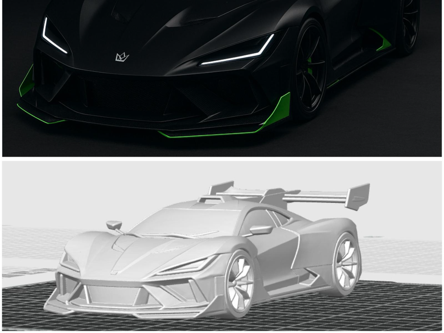 Hypercar by Cyrax3D