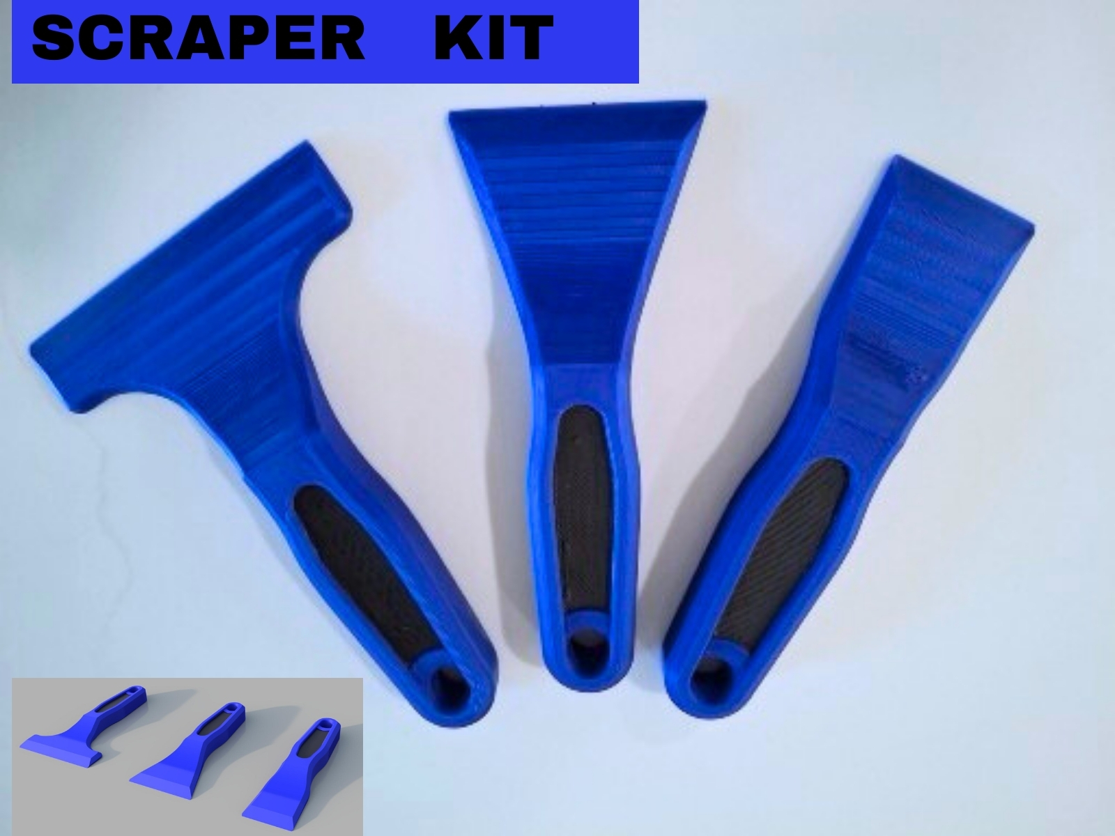 Minimalist Scraper Kit – Set of 3 Functional Sizes