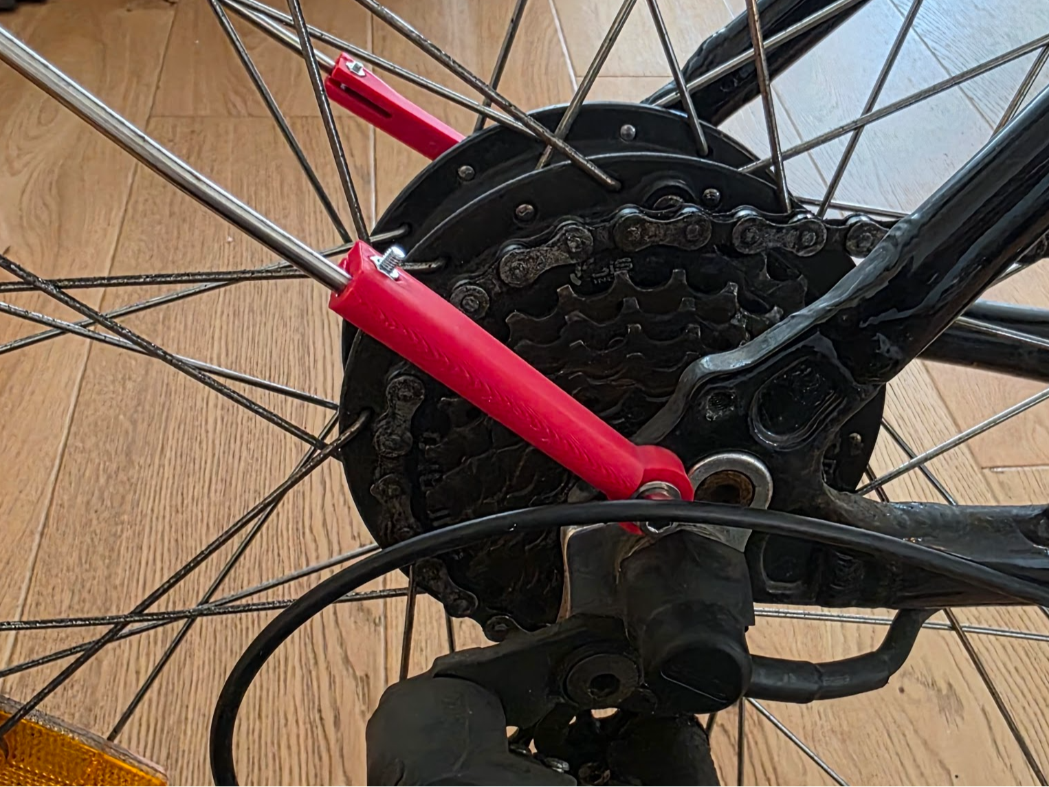 Bike Mudguard rail holder