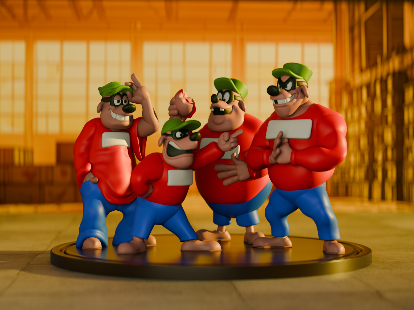 DuckTales – Beagle Boys Collectible Art