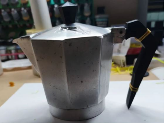 Asa para cafetera italiana