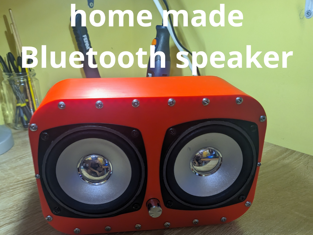 home made Bluetooth speaker