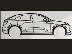 Silhouette Porsche Macan