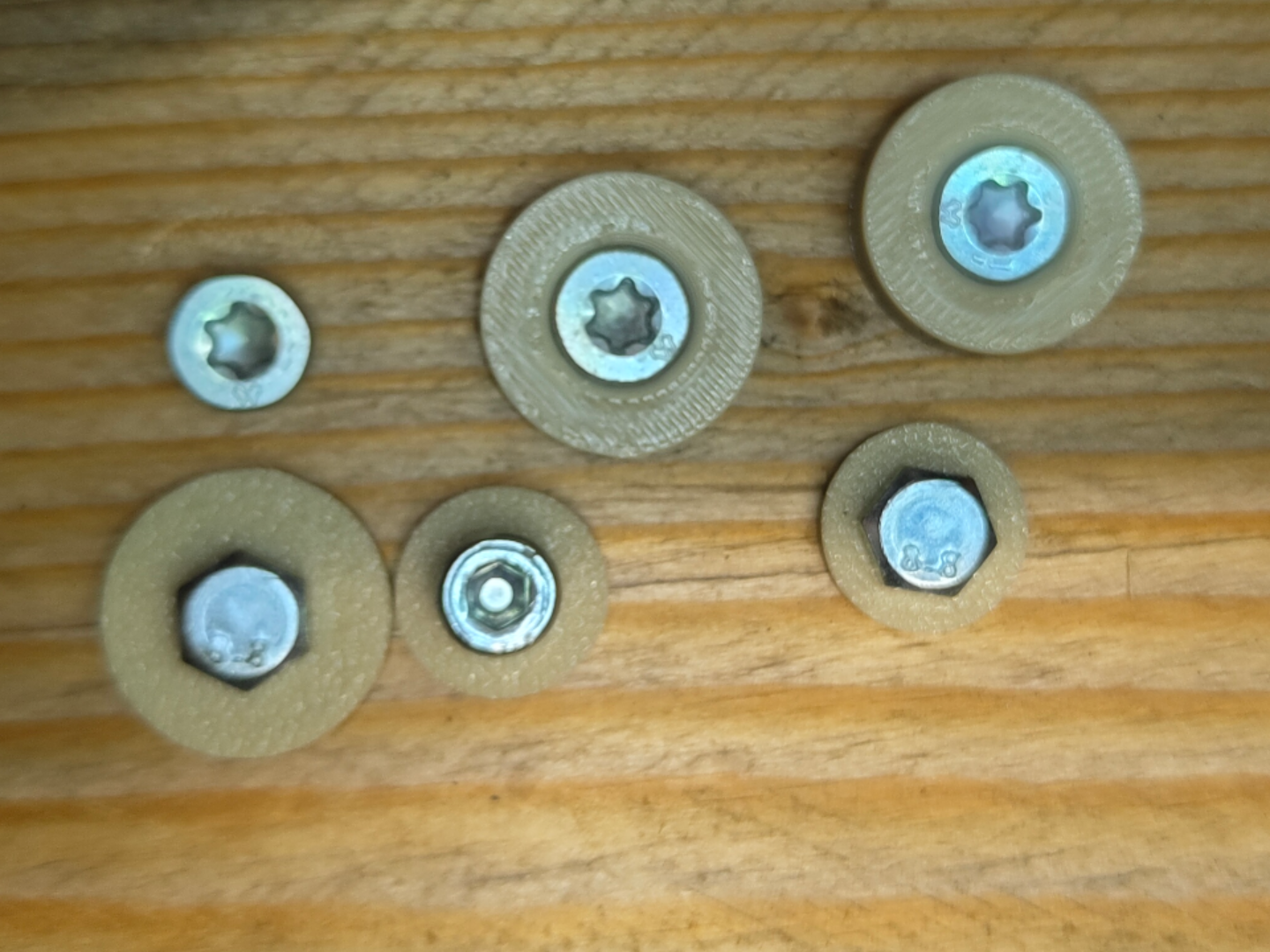 Parametric washers and countersunk washers