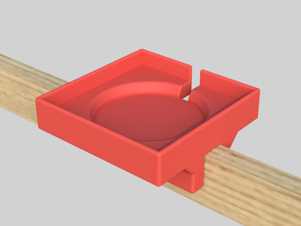 slidable Toniebox top bed mount (holder / bracket)