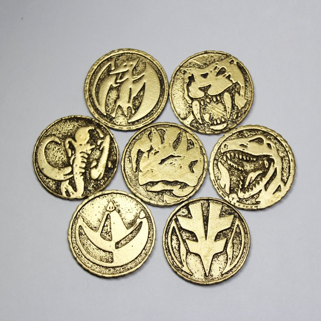 Mighty Morphin Power Rangers Power Coin Magnets