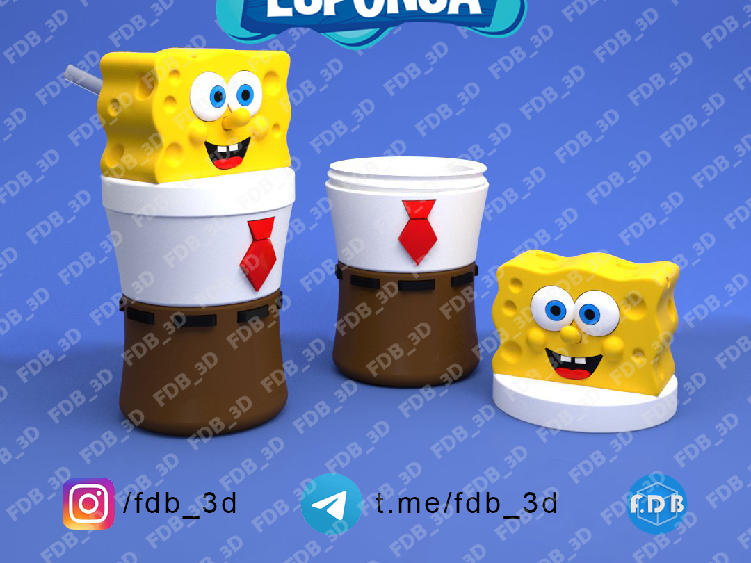 VASO MILKSHAKE BOB ESPONJA