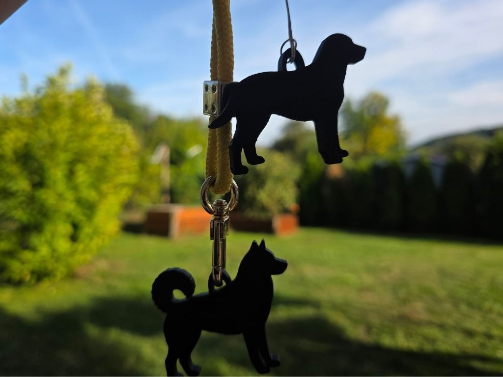 Large Dog Breed Keychain Set