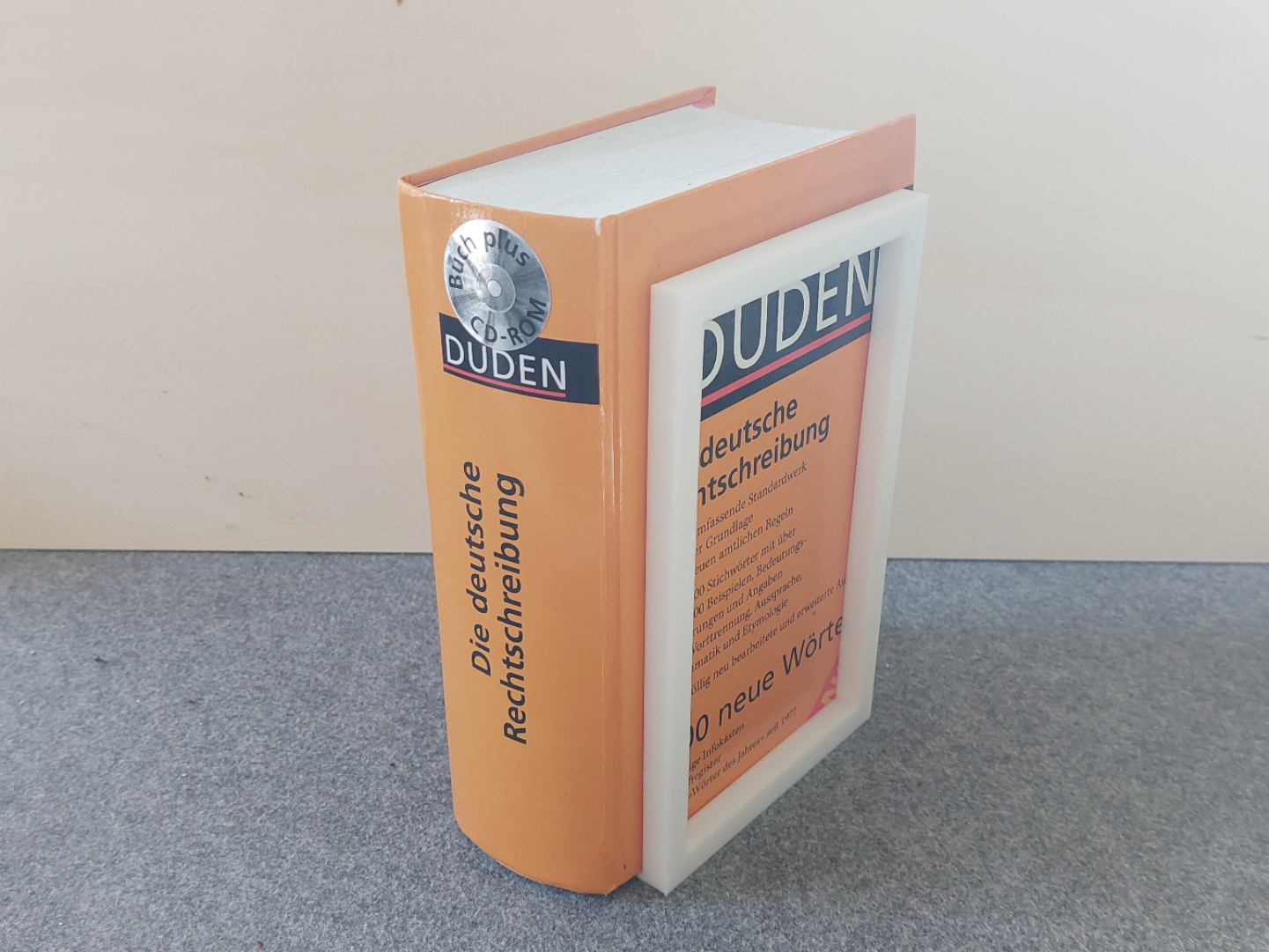 Buchstütze - schlicht und einfach