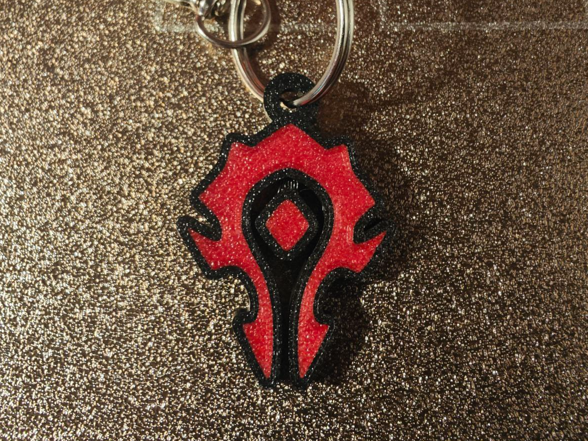 World of Warcraft Horde keychain