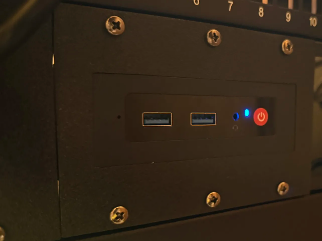 beelink s12 mini DAP 2U rack frame