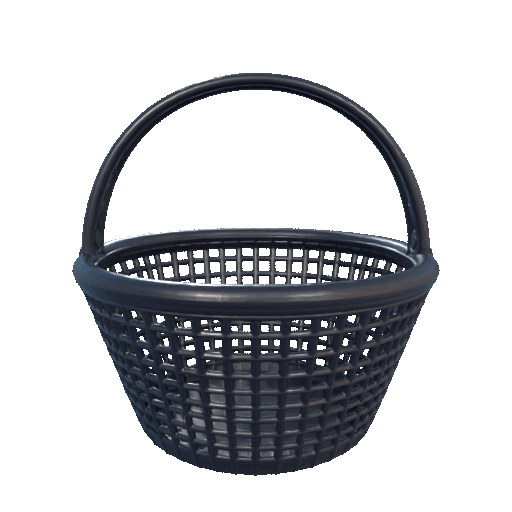 Simple Shape 3D Basket Showpiece