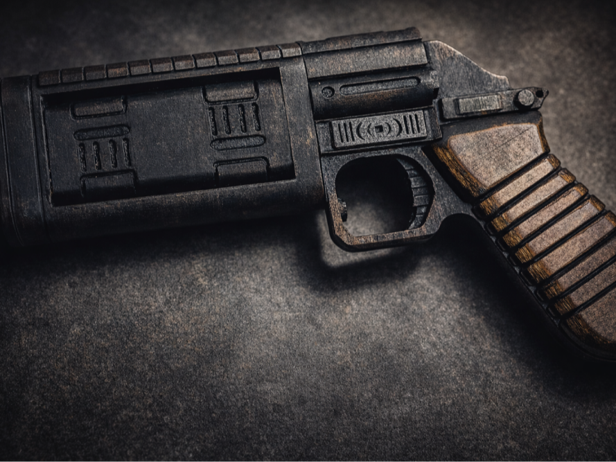 Cassian's Bryar Blaster Pistol Andor Season 2