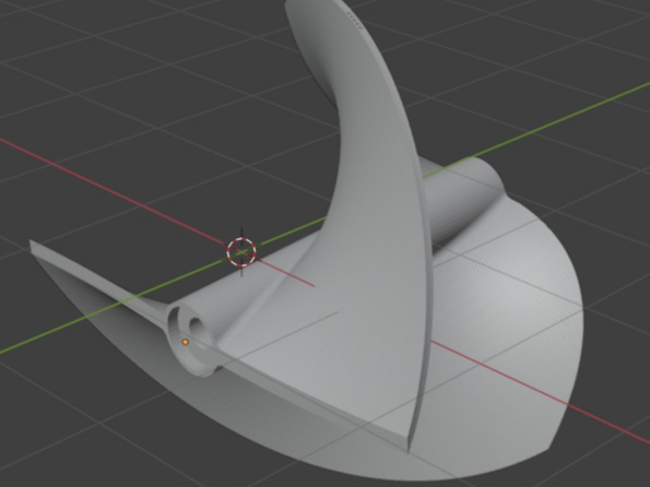 Rotor simple para prototipado en 3D