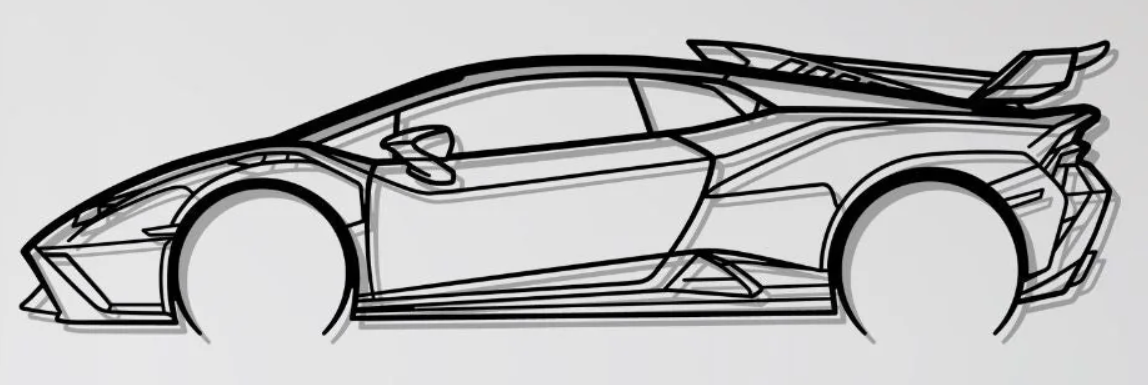 Lamborghini Huracan STO Wall Art