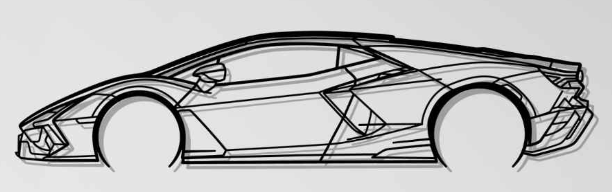 Lamborghini Revuelto Wall Art