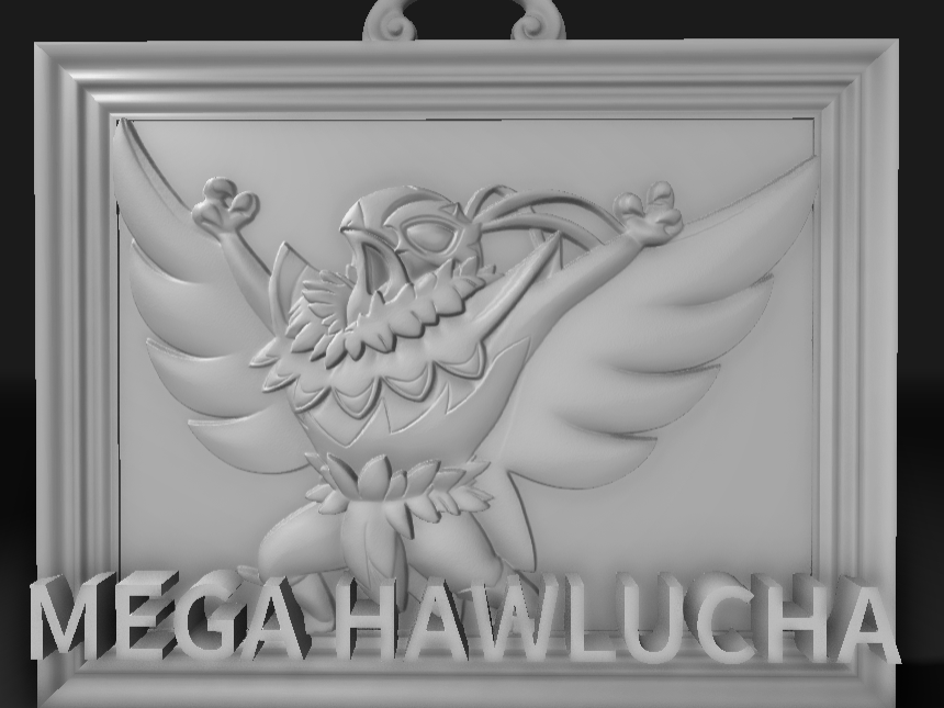Mega Hawlucha Painting