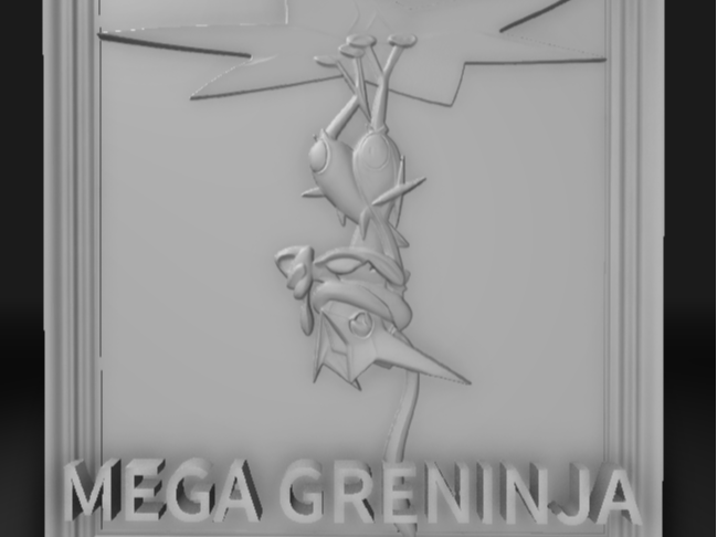 Mega Greninja Painting