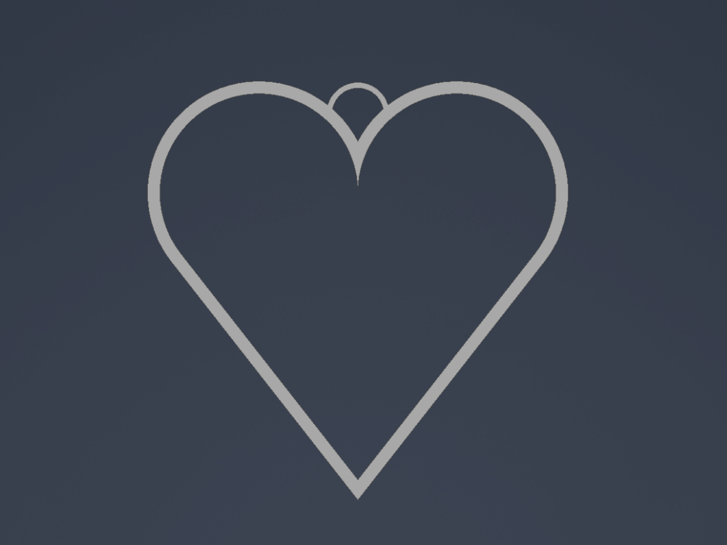 Heart without filling