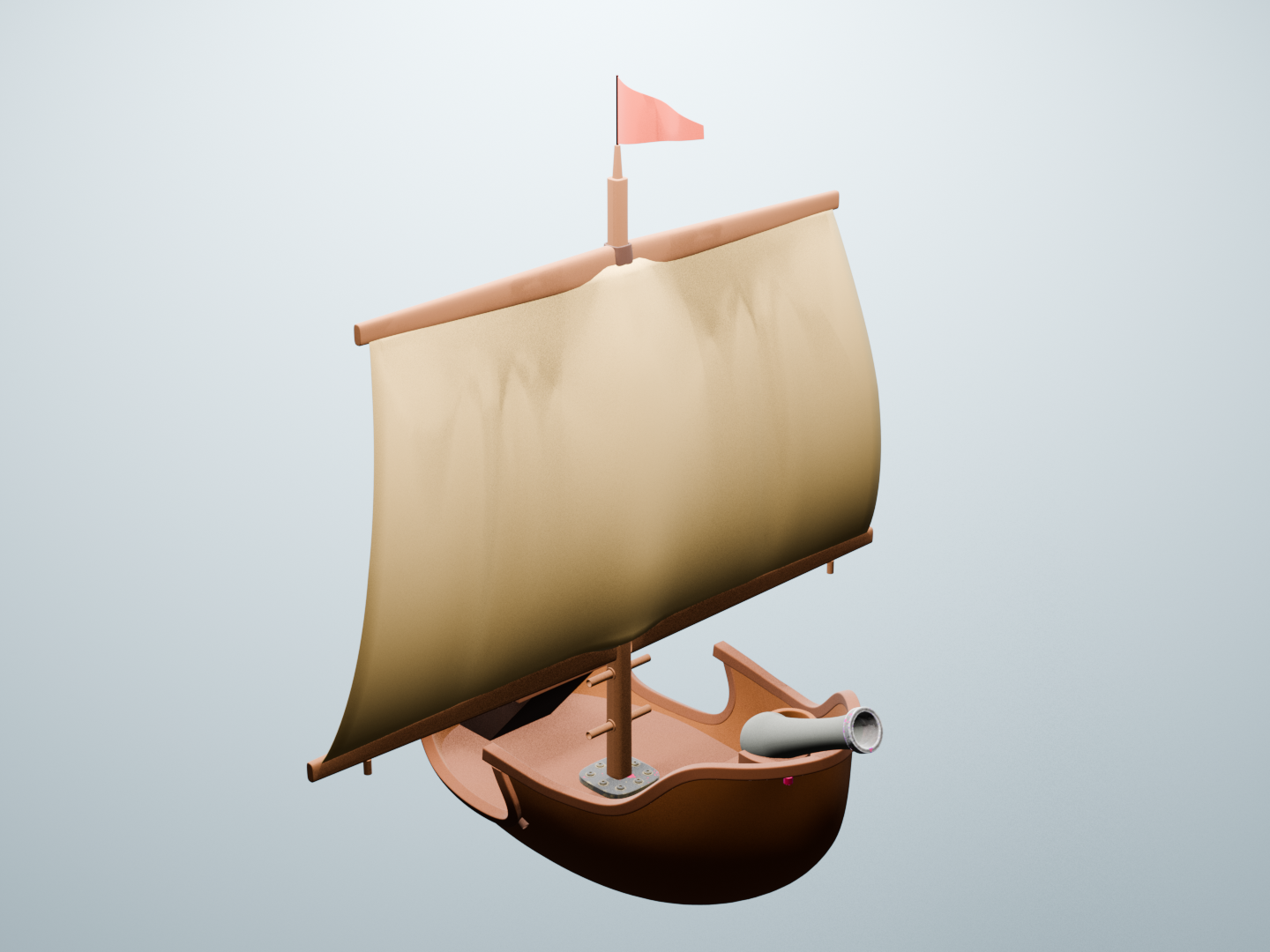 Viking battle ship
