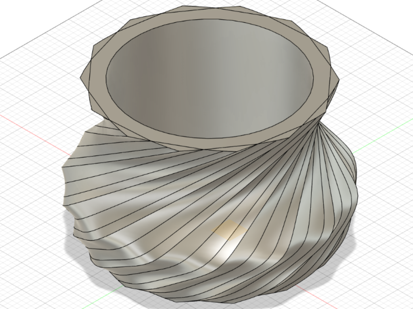 curved pot