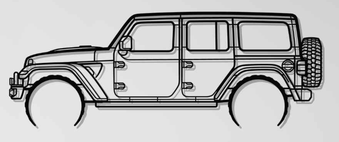 Jeep Wrangler 392 XR Wall Art