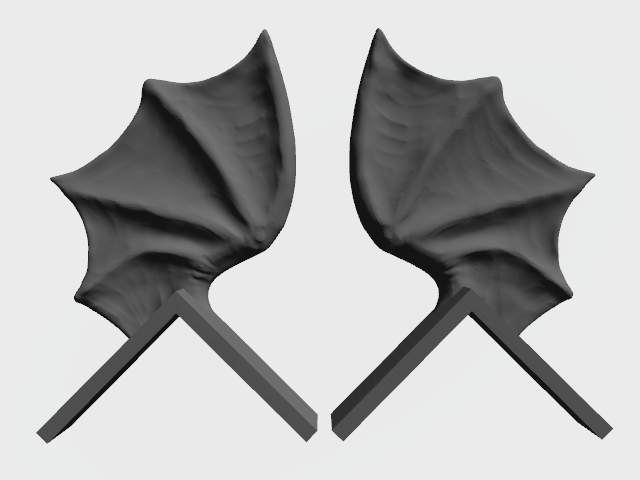 Bat wings for your doorframe