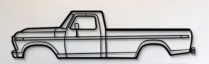 1975 Ford F-250 Highboy Wall Art