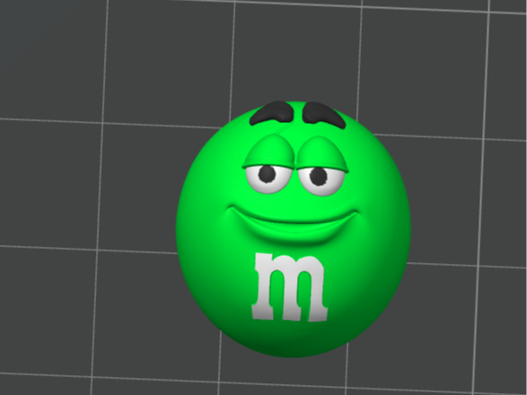 M&m's vert