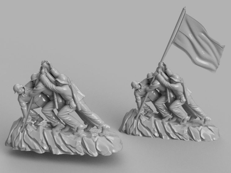 Iwo Jima Memorial: Flag & Pen Holder Edition