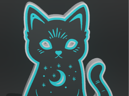 Mystic Cat Lightbox