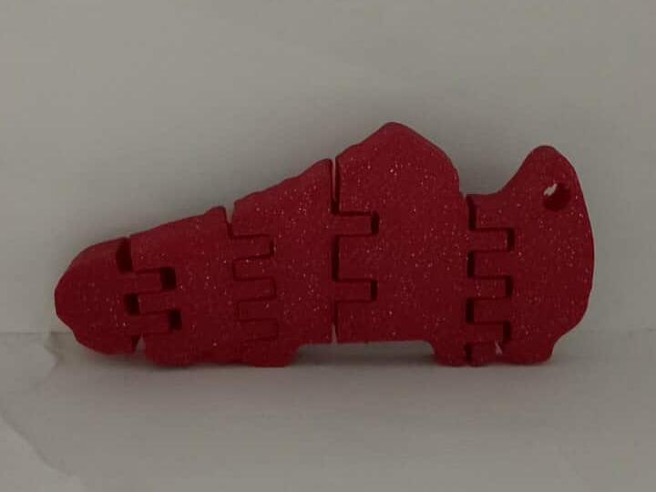 Football boot flexi keychain