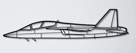 T-7 Red Hawk Wall Art