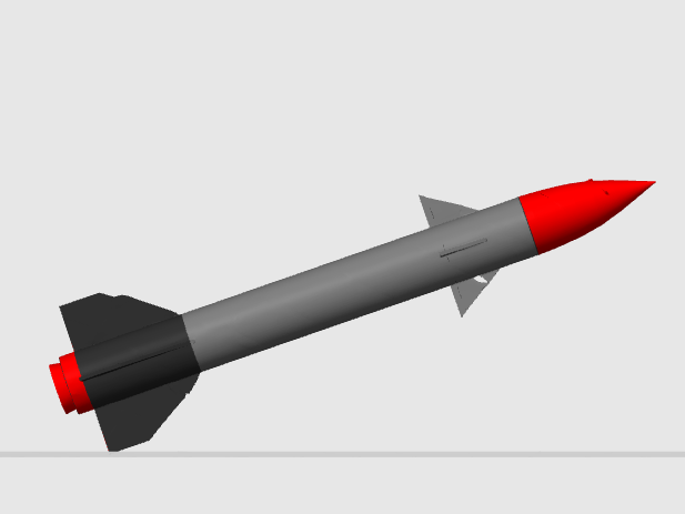 Nuclear missile from blattleship