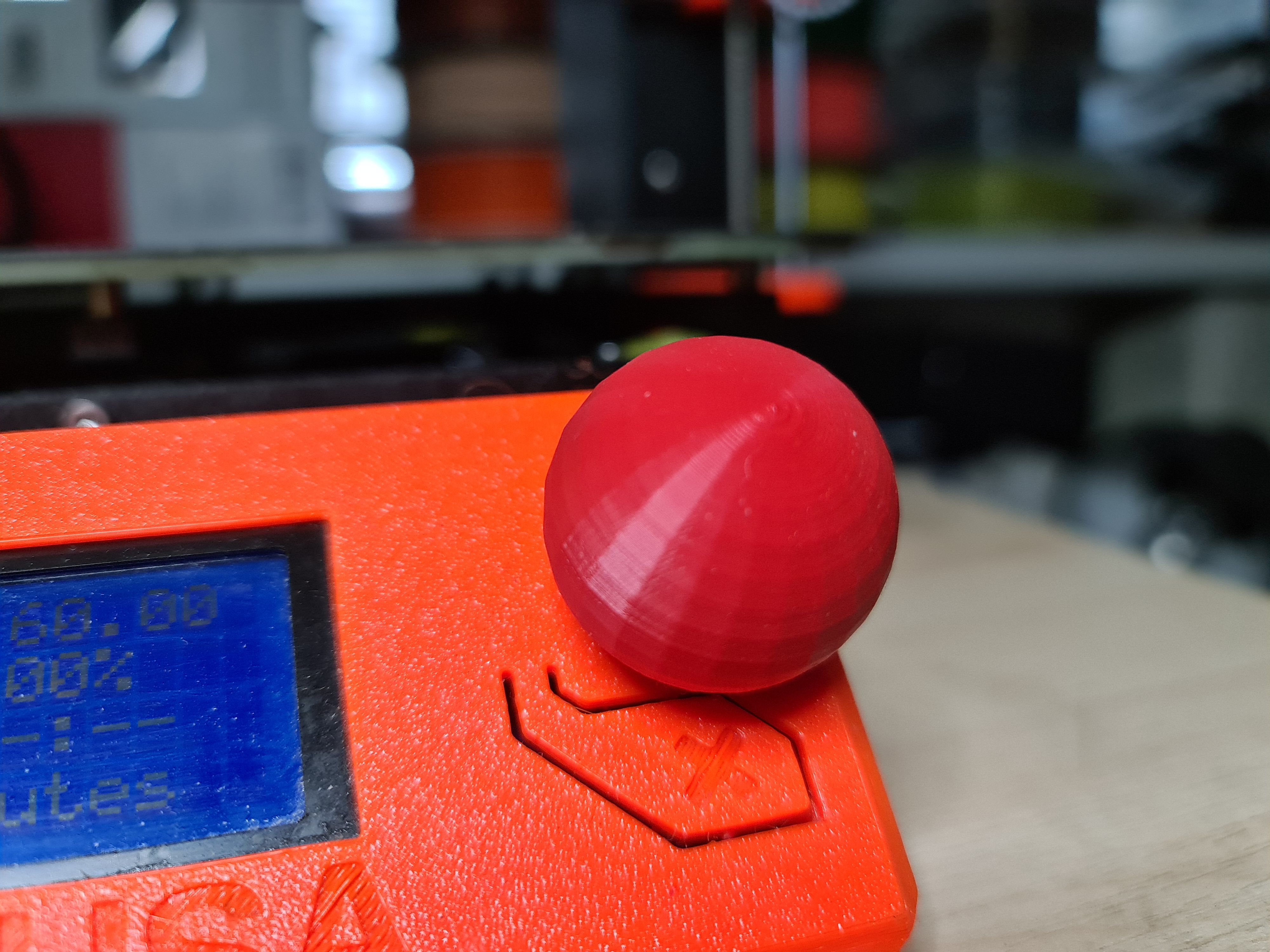 LCD knob sphere