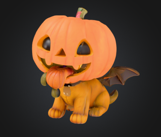 Pumpkin Pup –Cute&Cursed: The Chibiween Collection
