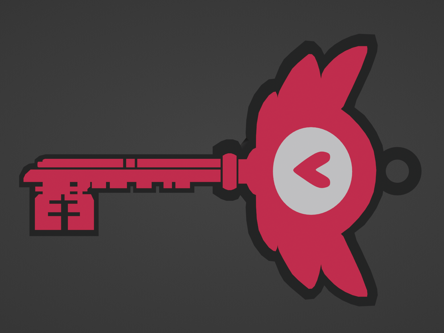 Llavero de Llave de la serie Hotel Hazbin