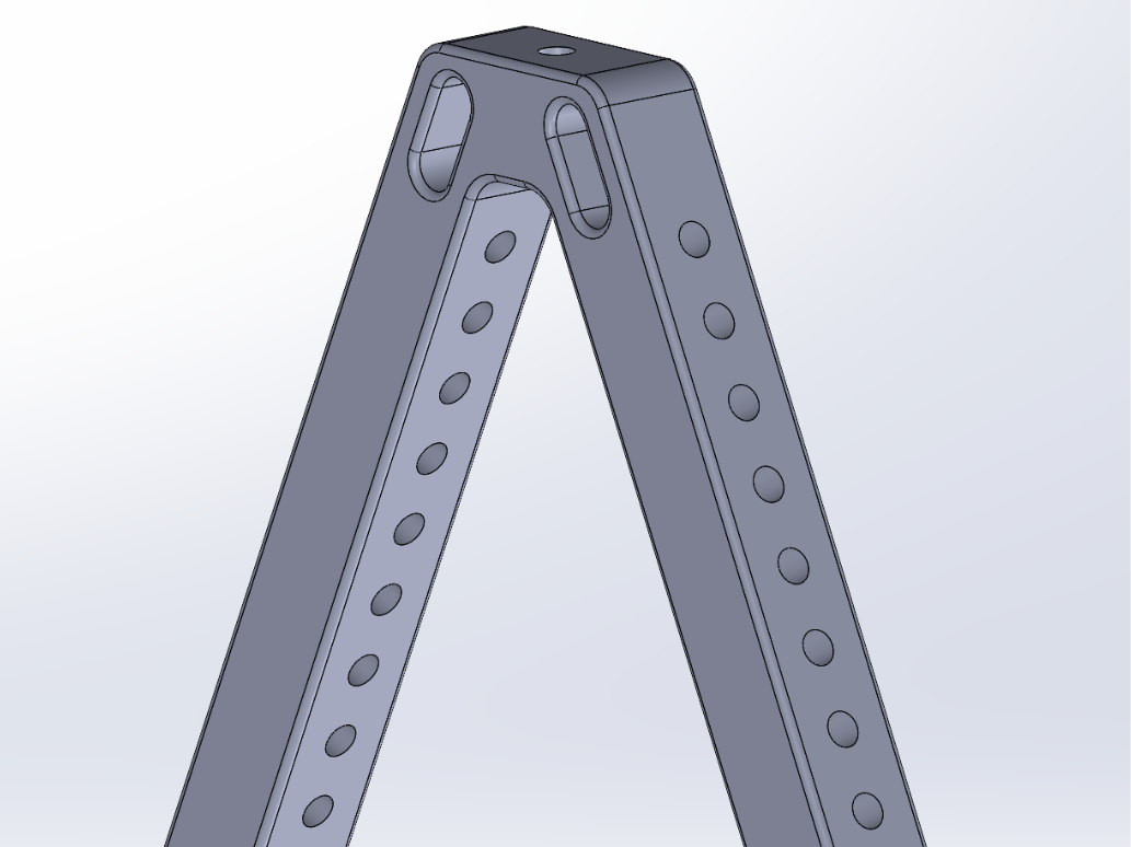 Din Rail Stand 8 Inch Tall x 9 Inch Deep