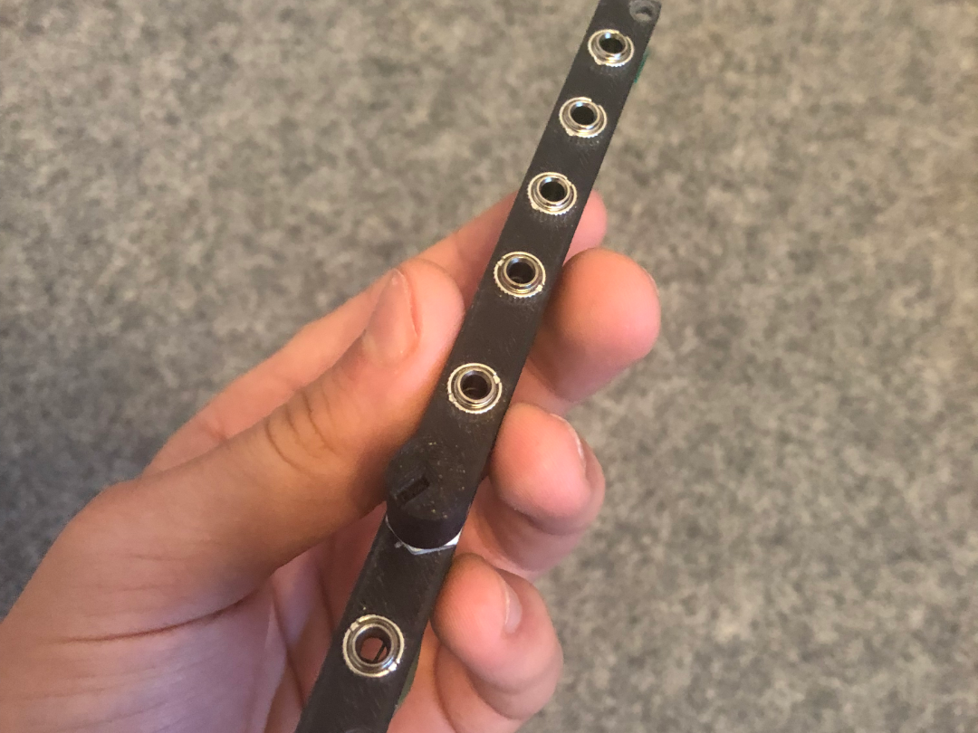 Eurorack Multiple and Attenuator Panel (2HP)