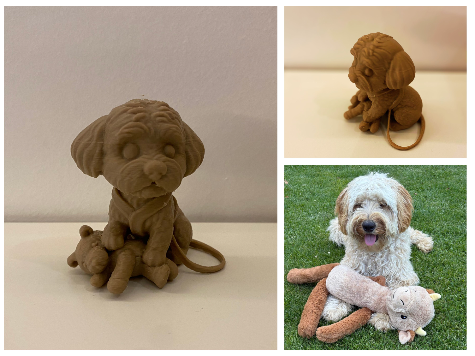 Mini 3D Printed Dog – Personalized Pet Model