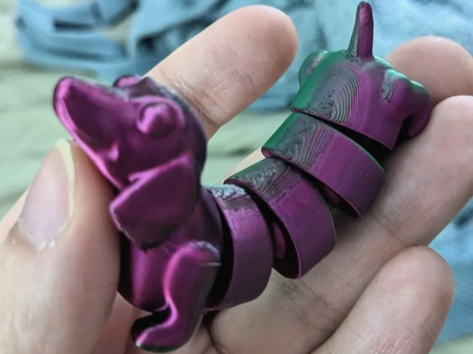 Articulated flexi dachshund