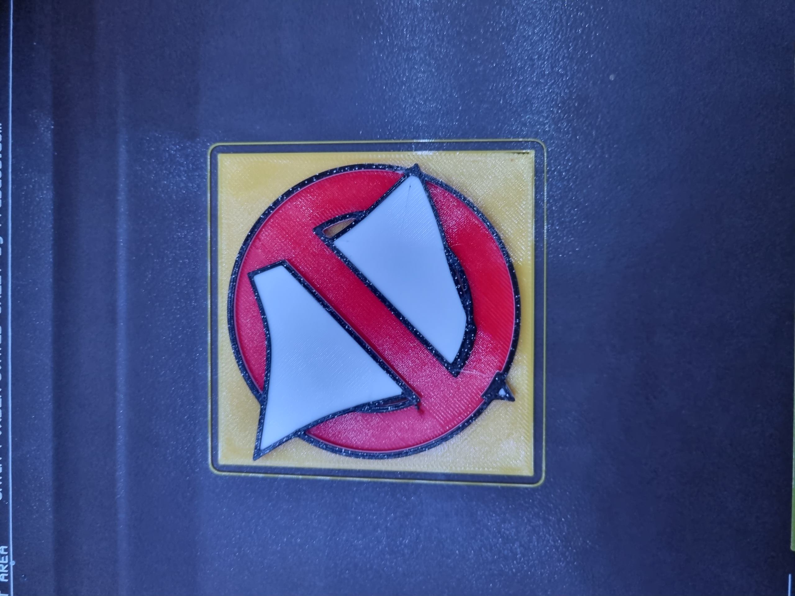 NO ADVERTISING STICKER (3D)