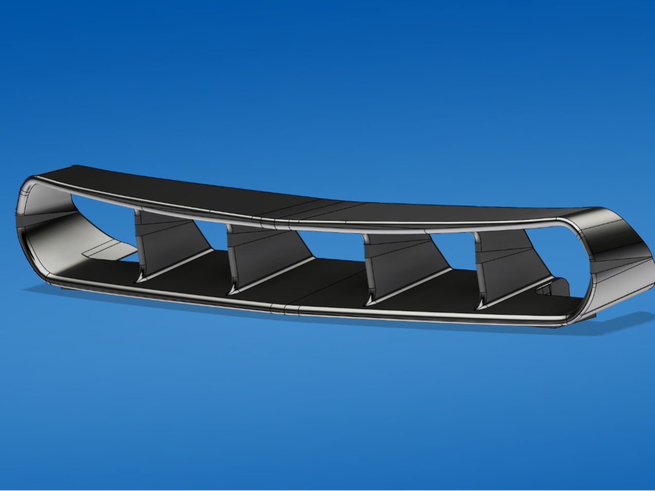 C5 Corvette front splitter duct