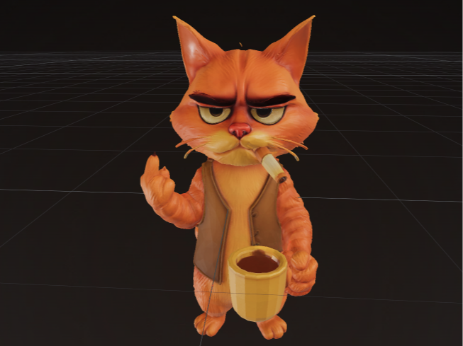 Cat that turned the world