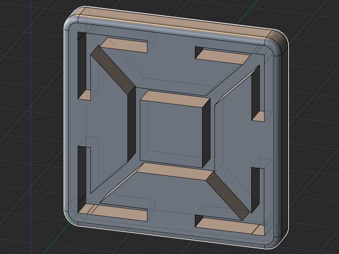 Cover for aluminum profile 30x30mm