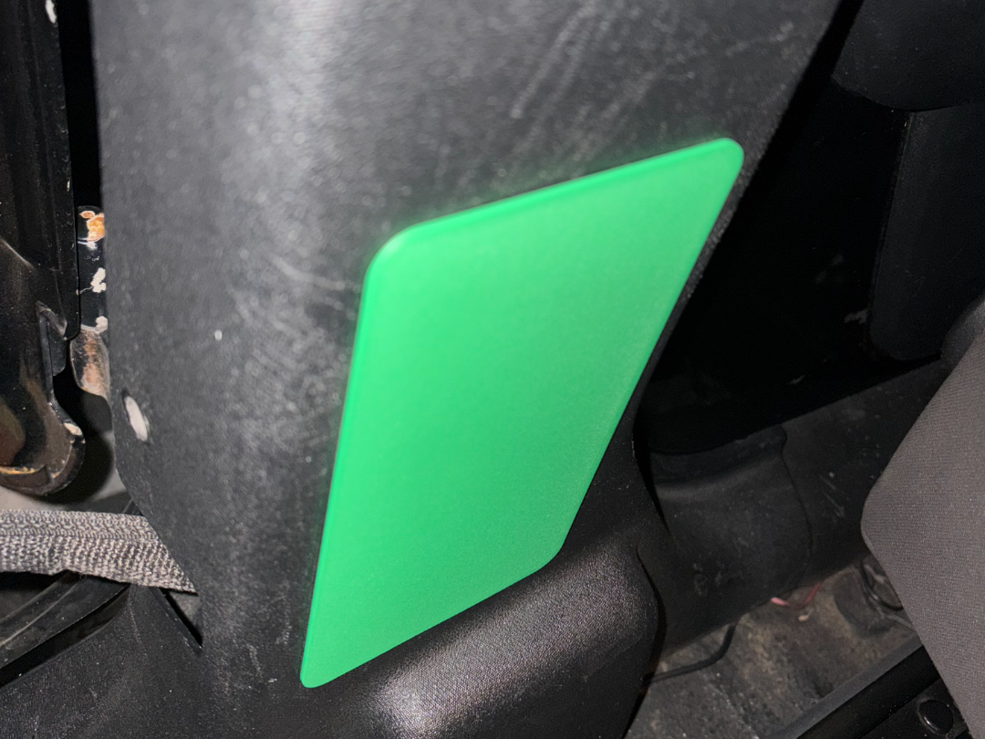 Jeep JK B-pillar access panel