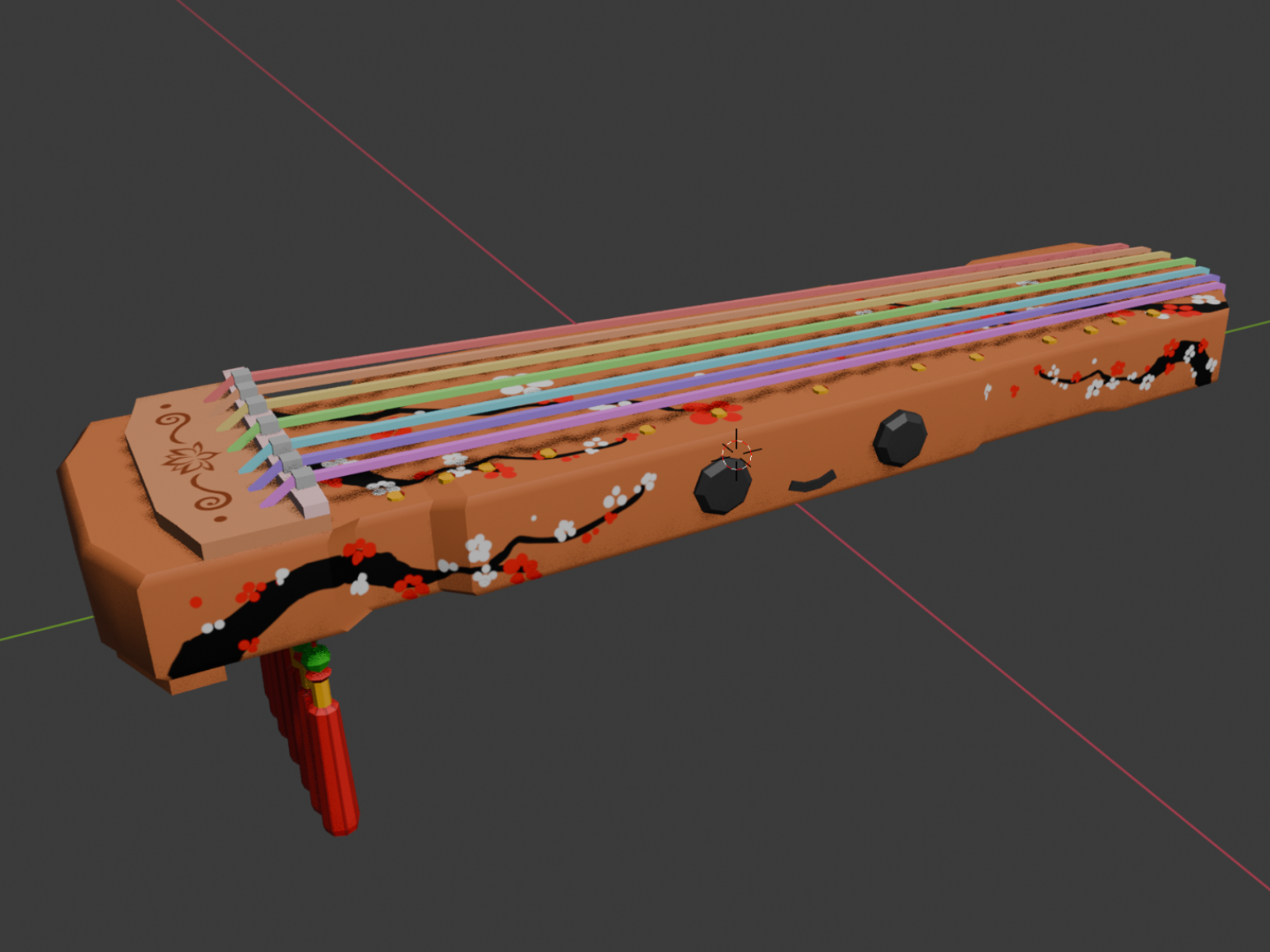 Reimagined Chinese Qin 3D Printable Instrument