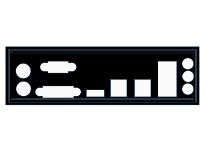 Asus Prime B450M-A IO Shield