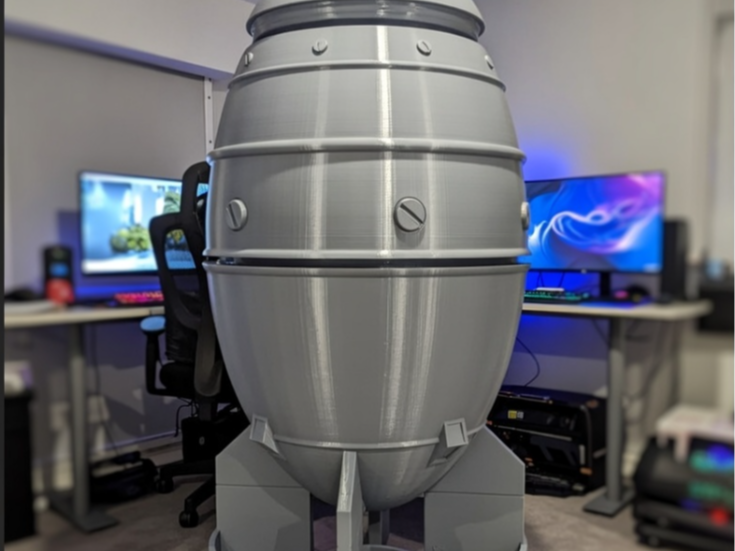 Life-Size Mini Nuke 2000mm Tall Display & Storage