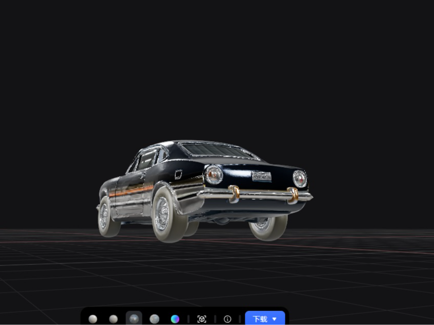 BLACK CAR CHEVETTE 80